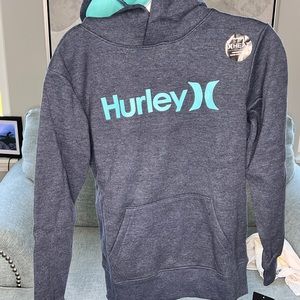 Hoodie armory navy heather, Hurley kids wear size L